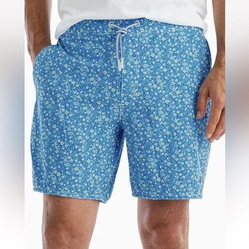 Johnnie O Mens Riptide Blue Tyndall Swim Shorts