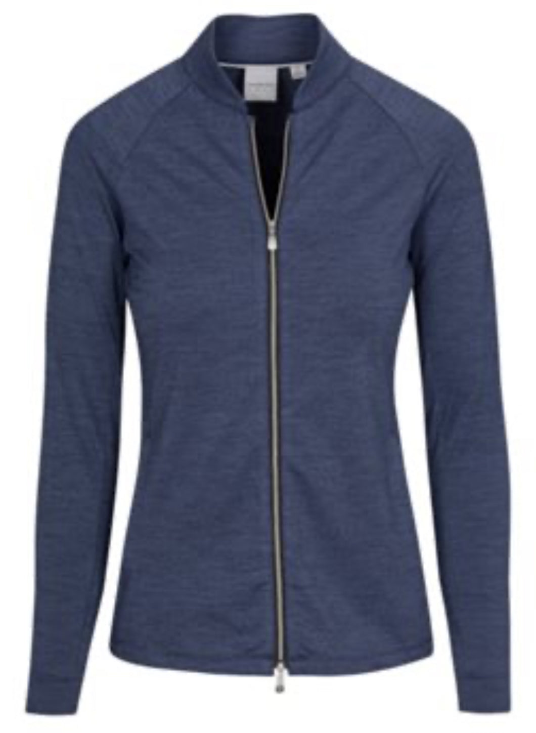 Dunning Skylar Jersey Performance Full-Zip Outerwear Jacket D2S23K284 Halo Heather Size: Small