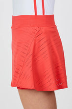 Sofibella 14" JACQUARD SKORT - VIVA HIBISCUS 2354VIVHIB Color: Hibiscus Size: Small