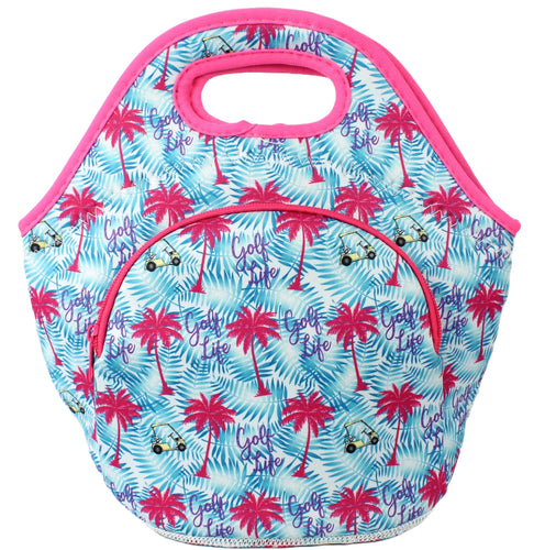 Neoprene Lunch Bag with Pocket - Golf Life