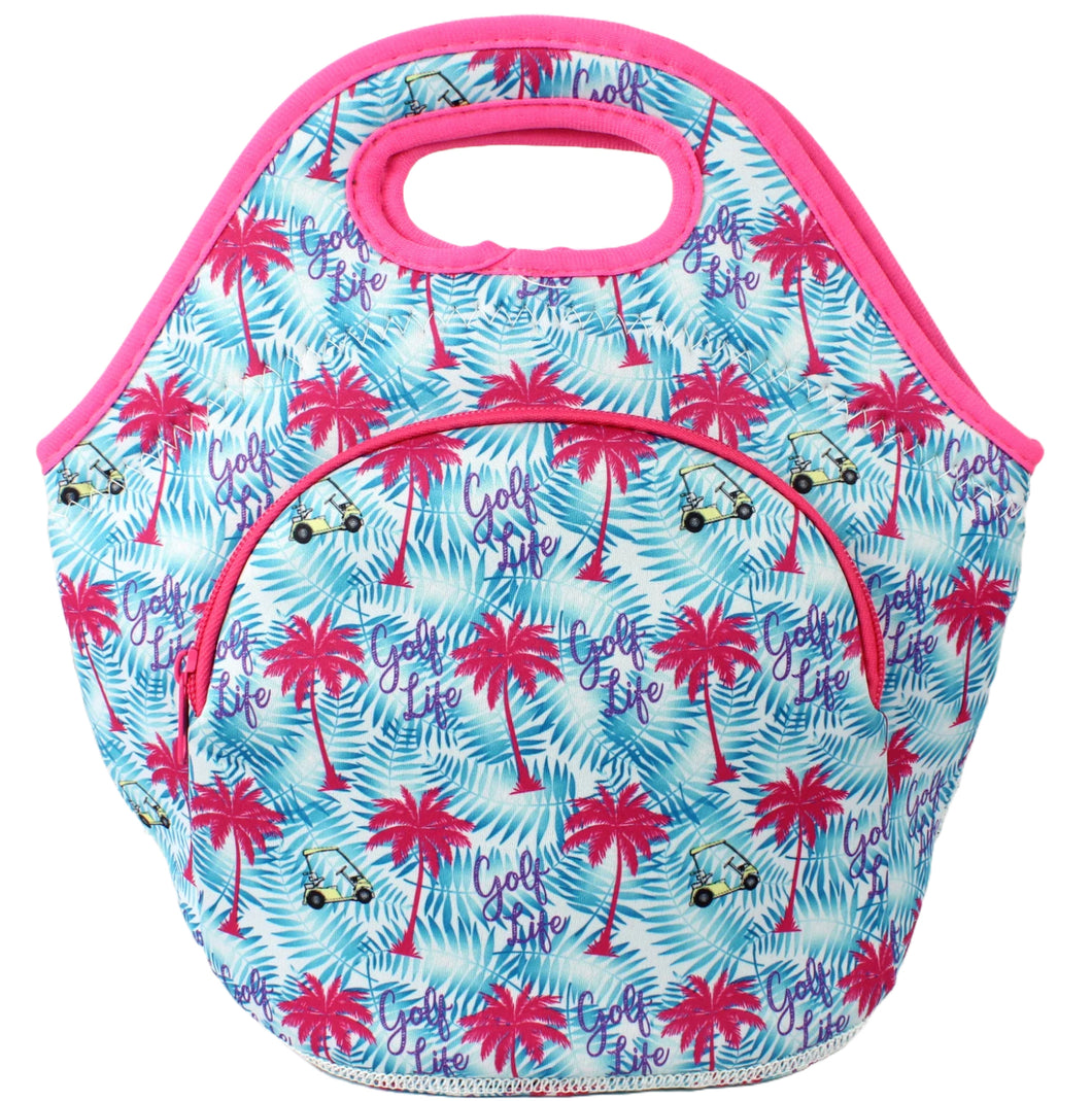 Neoprene Lunch Bag with Pocket - Golf Life