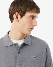 LACOSTE Men's Classic Fit L.12.12 Heathered Polo L1264 -LARGE