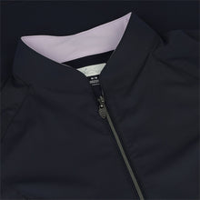 Greg Norman Womens Solar XP Tropic Warp-Knit Full Zip Golf Jacket G2S24K807 Navy Size: Medium
