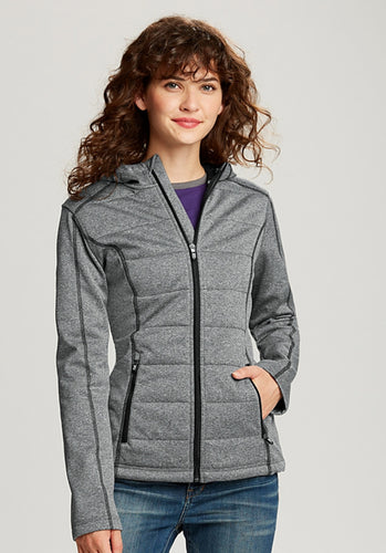 Cutter & Buck Altitude Quilted Womens Jacket LCO00014 Charcoal Size: Medium