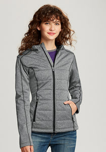 Cutter & Buck Altitude Quilted Womens Jacket LCO00014 Charcoal Size: Medium