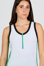 Sofibella HALF ZIP TANK - ALPINE STORY 2531ALPWHT Color: White Size: Small
