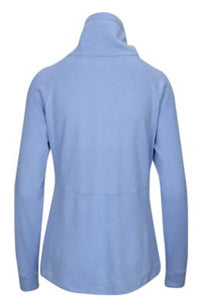 Greg Norman Solange Full-Zip Blue Haze Heather Outerwear G2S24J471 Blue Haze Heather Size: Medium