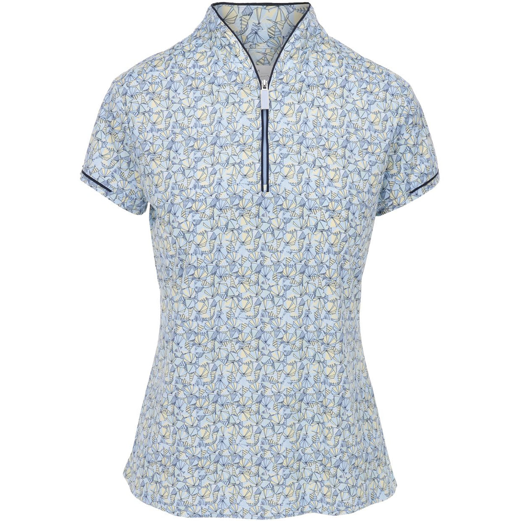 Greg Norman Shore Shirt Polo Short Sleeve G2S24K105 Blue Haze Size: Medium