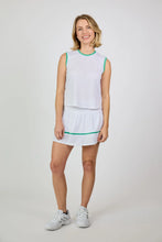 Sofibella MESH SLEEVELESS - ALPINE WHITES Color: White Size: Small