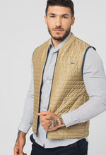 Lacoste Vesta Reversible Quilted Vest BH9266 CW BM3 Navy Blue/ Khaki Size: (50) Large