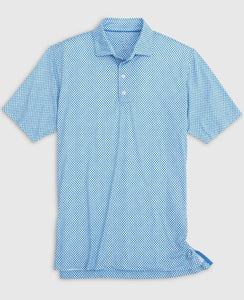 Johnnie-O Tegan Featherweight Printed Golf Polo JMPO5300 Biscayne