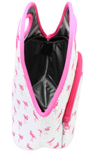 Neoprene Lunch Bag with Pocket - Flamingo