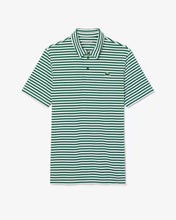 LACOSTE Regular Fit Ultra Dry Striped Golf Polo DH3187-51 Green / White • 291-MEDIUM