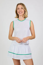 Sofibella MESH SLEEVELESS - ALPINE WHITES Color: White Size: Small