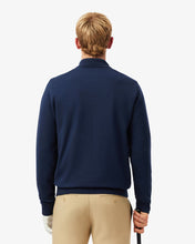 LACOSTE Men's Golf Quarter-Zip Windbreaker Sweater AH4808 CW 166 NAVY BLUE-MEDIUM