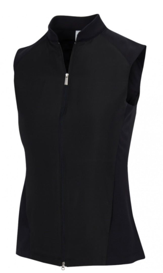 Greg Norman MIX MEDIA WIND VEST G2S23J071 Black – Baseline Golf