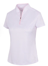 Greg Norman ML75 MICROLUX FAN POLO G2S24K411 Pink Lemonade