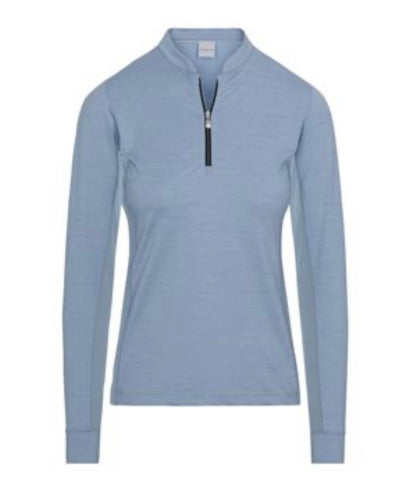 Dunning Carnew Ventilated Performance Angel Heather 1/4 Zip D2S24K425