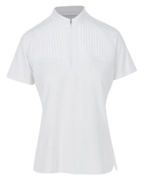 Dunning Freya Jersey Performance Night Sky Shirt Polo Short Sleeve D2F24K447 White
