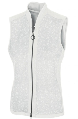 Greg Norman Women's Teardrop Vest G2S22J066 White Size: Medium