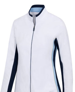 Greg Norman Carlyle Full Zip Layer White G2S24K106