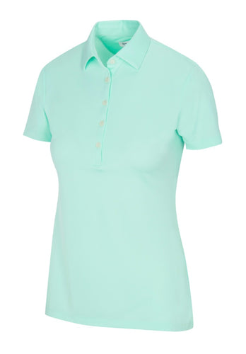 Greg Norman WOMEN'S FREEDOM MICRO PIQUE STRETCH POLO G2S21K450 Julep
