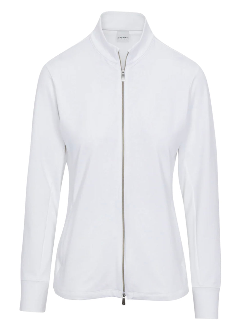 Dunning Fallow Embossed Jersey Performance Full-Zip Outerwear Jacket D2F23K421 White