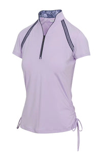 Greg Norman ML75 SEDGE STRETCH POLO G2S24K804 Lavender Mist