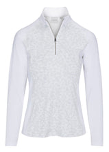 Dunning AYLA JERSEY PERFORMANCE QUARTER ZIP D2S23K283 White Size: Small