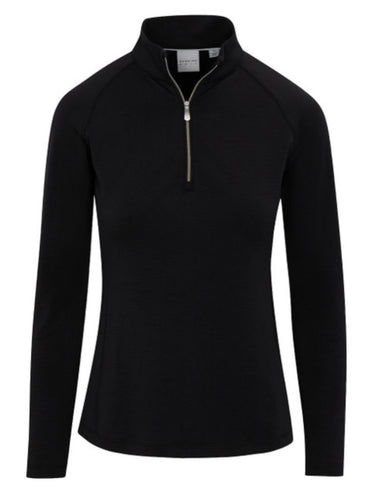 Dunning Player Jersey Performance 1/4 Zip Outerwear Pullover D2F23K420 Black