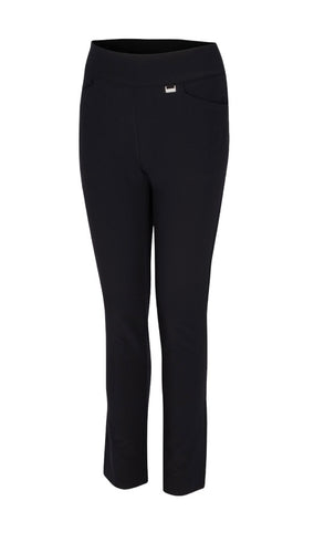 Greg Norman ESSENTIAL PULL-ON STRETCH PANT G2S22P527 Black Size: Medium