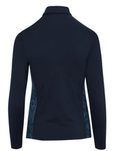 Dunning CHLOE JERSEY PERFORMANCE LONG-SLEEVE ZIP POLO D2S23K296 Halo(Navy) Size: Small