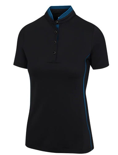 Greg Norman Nera Short Sleeve Polo G2S23K204 Black Size: Medium