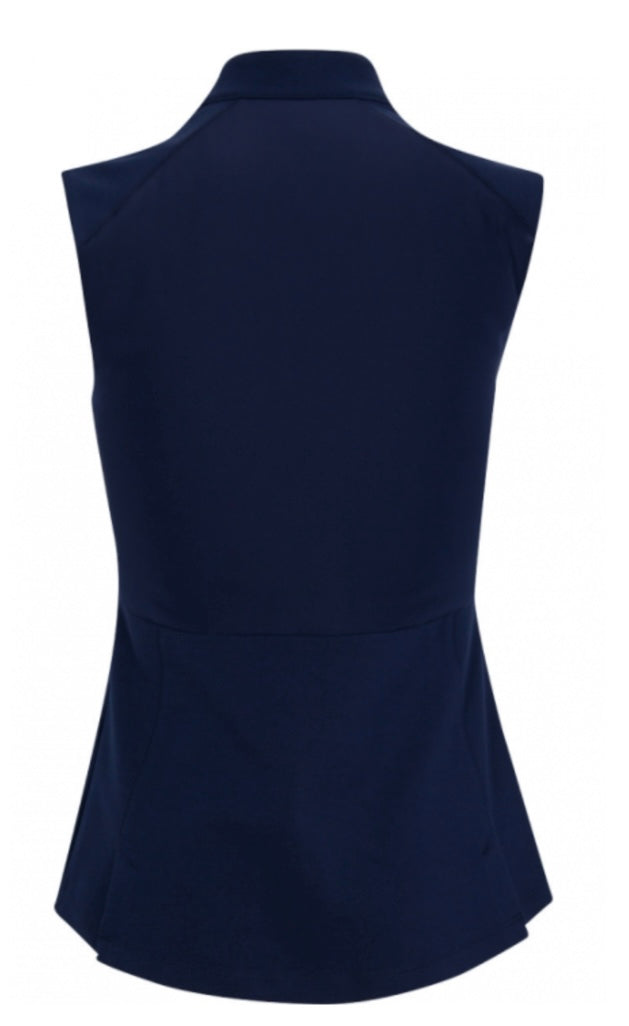 Greg Norman MIX MEDIA WIND VEST G2S23J071 Navy – Baseline Golf