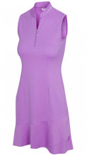 Greg Norman G2S23K403 Crossover Flounce Sleeveless Golf Dress Size: Medium Iris