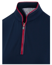 Greg Norman Liberty Short Sleeve Sculpted Collar Polo G2F25K202 Navy