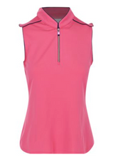 Greg Norman Mesa Sleeveless Polo G2S25K602 Flora Pink