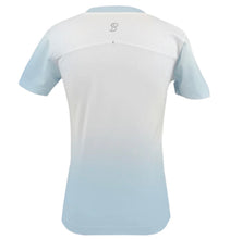Sofibella BOY'S SHORT SLEEVE - PERFECT VOLLEY 4024OMB Color: Ombré Blue & White Size: Medium