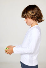 Sofibella BOY'S LONG SLEEVE - PERFECT VOLLEY 4026NWHT Color: White Size: Medium