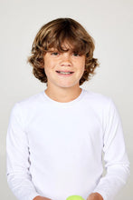 Sofibella BOY'S LONG SLEEVE - PERFECT VOLLEY 4026NWHT Color: White Size: Medium