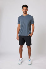 Sofibella CLASSIC SHORT SLEEVE 8015CHM Color:Charcoal Melange Size: Small