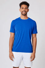 Sofibella CLASSIC SHORT SLEEVE 8015CME Color:Cobalt Melange Size: Small
