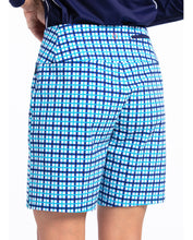 Kinona Tailored and Trim Golf Shorts - Mediterranean Check Size: Small