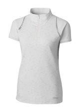 Annika Elite Short-Sleeve Mock Half Zip LAK00078 White