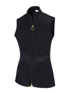 Greg Norman Women’s Bonded Fleece Vest G2F21J063 Black Size: Medium