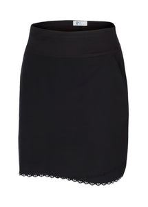 Greg Norman Ladies X-LITE 50 18" Pull On Golf Skort G2S21H522 Black Size: Small & MEDIUM