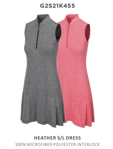 Greg Norman Heather Sleeveless Dress G2S21K455 Black Size: Medium
