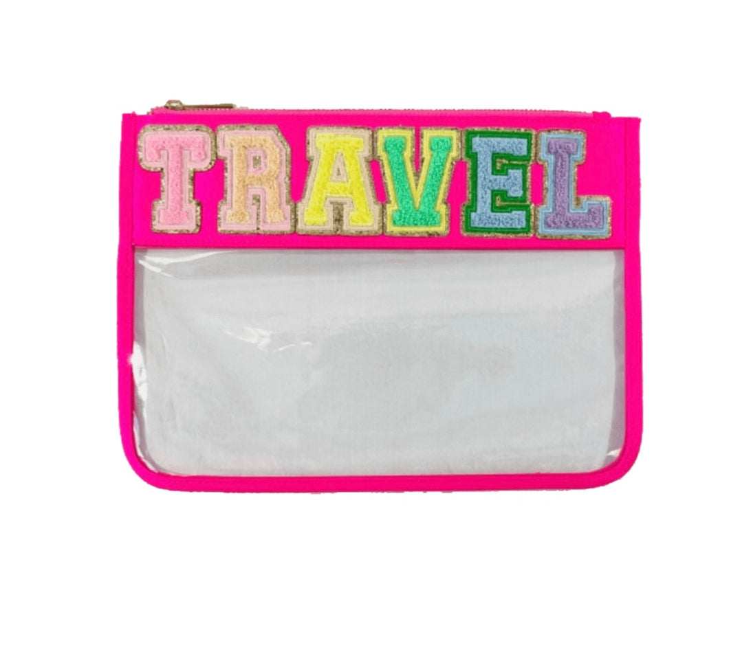 Best of Golf America Nylon Clear Pouch (Embroidered: Travel)