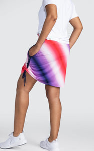 Kinona Rouched and Ready Golf Skort - Ombre Print Size: Small