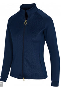 Greg Norman Ladies Teardrop Long Sleeve Full Zip Golf Jacket G2F22J069 Navy Size: Medium